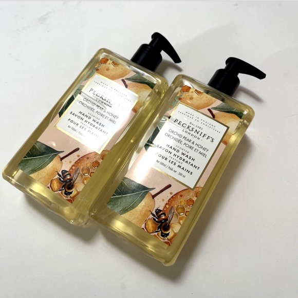 Pecksniff’s London Orchid Pear & Honey Hand Wash Jumbo 2-Pack 500ml Each NWT - Picture 2 of 3